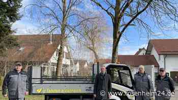 Neues E-Fahrzeug für den Waldkraiburger Waldfriedhof - 10 Jahre alte Vespa ausrangiert