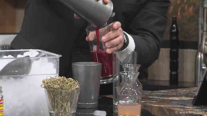 The Botanic Bar offers mocktails specials, inside the Sawmill Market