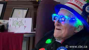 WWII vet gets over 100 cards for his 100th birthday