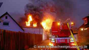 Dachstuhlbrand in Celle – vier Menschen verletzt
