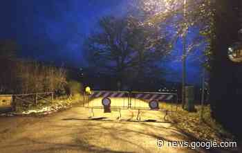 Maltempo a Gubbio: chiusa al traffico la Strada di Casa Beretta per ... - Cronaca Eugubina