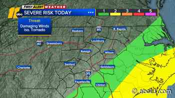 Severe storms brought heavy rain and damaging winds through the Triangle