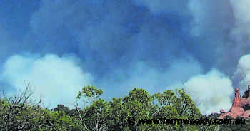 Bushfire in the Mid West