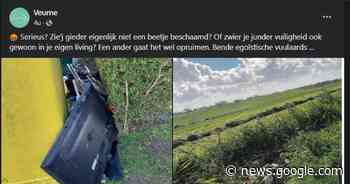 “Bende egoïstische vuulaards": stad Veurne richt zich in opvallende ... - Het Laatste Nieuws