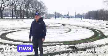 Vandalen rijden met auto op voetbalveld in Geel: "Volledig kapot en ... - VRT.be