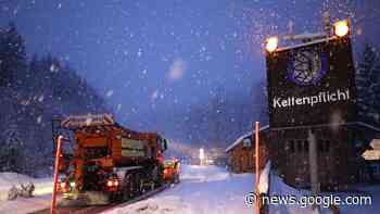 Schneefall in Bayern - erhebliche Lawinengefahr in den Alpen - Merkur.de