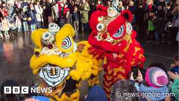 Lion dance kicks off Chinese New Year in Scotland - bbc.com