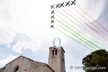 Le frecce tricolori tornano a sorvolare Campobasso - Il Quotidiano del Molse