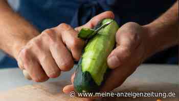 Die Gurke schmeckt bitter? Beim Schälen ist die Richtung entscheidend