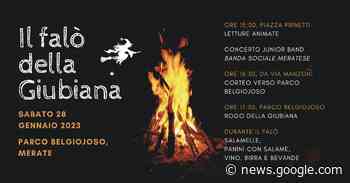 Il falò della Giubiana a Merate - Lecco Notizie