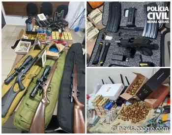 Polícia Civil apreende arsenal em Caratinga - gmais.tv