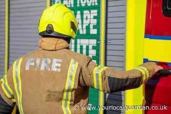Street cleaner catches fire in Selsdon Road