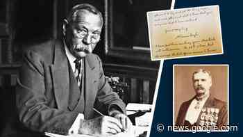 Librarian finds Arthur Conan Doyle's letter to Archibald Forbes - The Times