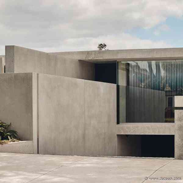 FGR Architects hides Melbourne house behind high concrete walls