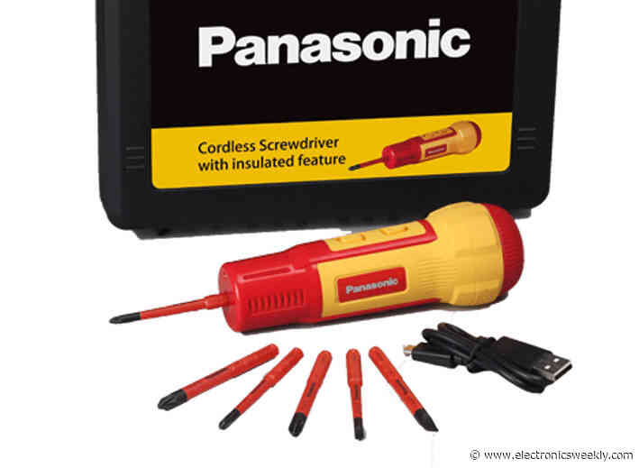 Electric screwdriver is safe for live circuits