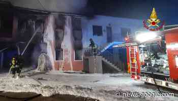 Valdagno, incendio di una casa a Castelvecchio: ingenti i danni - La Piazza