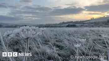 Met Office warning for ice in Cornwall and parts of Devon - BBC