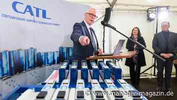 CATL: Chinesischer Batteriezellen-Riese CATL startet Gigafabrik in Thüringen