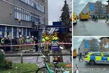 People taken to A&E after Watford General chemical spill