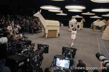 Monumental animal art infuses Chanel's gleaming couture show ... - Clearwater Times