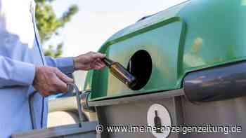 Altglas entsorgen am Sonntag: Wer erwischt wird, riskiert eine saftige Strafe