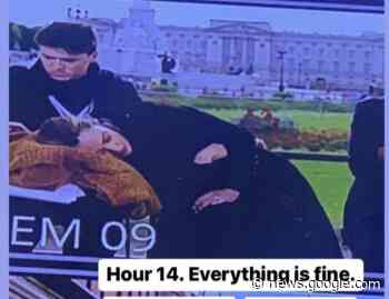 Allison Langdon Falls Asleep On Camera After 14-Hour Queen ... - B&T