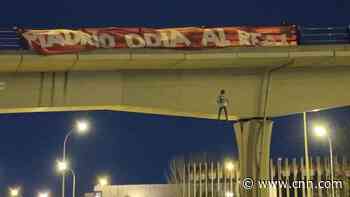 Hate crime investigation as effigy of Real Madrid star hanged from bridge ahead of derby