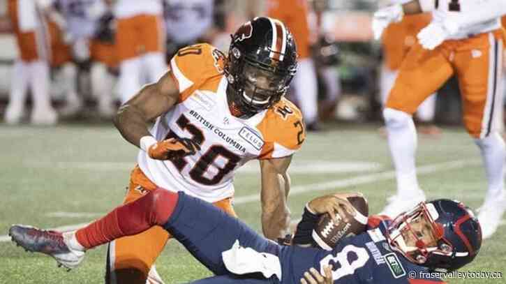 Canadian linebacker Bo Lokombo signs contract extension with B.C. Lions.