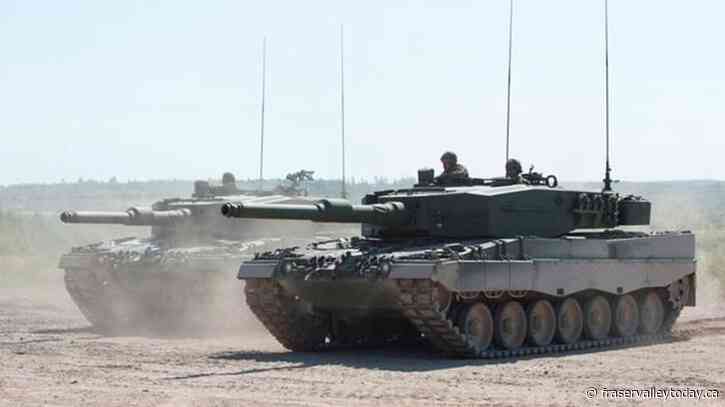 Canada donating four Leopard battle tanks to Ukraine
