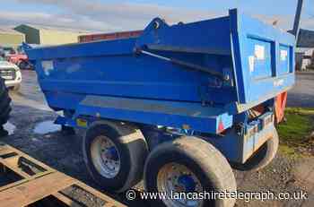 Stolen trailer recovered by police in Ribble Valley