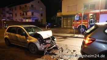 Totalschaden nach Auffahrunfall in Waldkraiburg