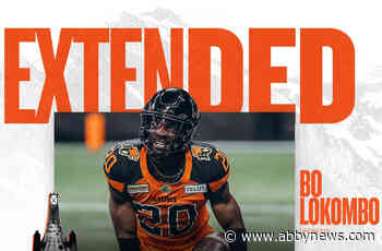 Abbotsford’s Bo Lokombo signs extension with CFL’s BC Lions