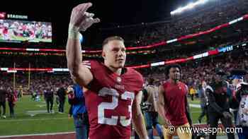49ers' McCaffrey: 'Zero' chance he's not playing