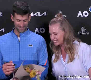 Babsi Schett an Novak Djokovic: „Vielen Dank für die Blumen“ - tennisnet.com