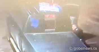 Stratford, Ont. police release video of officer being dragged by pickup truck at gas bar