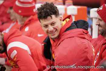 Patrick Mahomes on his ankle: Wednesday’s practice was probably better than I expected