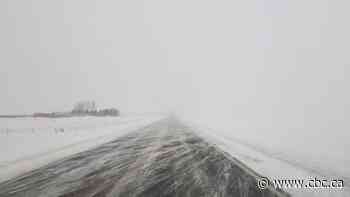Wicked weather affecting roads across Sask., temperatures expected to plummet overnight