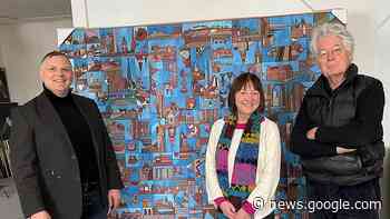 Künstler Udo Kaller schenkt Volkach seine "Stadtansichten" - Fränkischer Tag