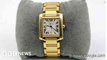 Cartier watch found in Hounslow charity shop raises £10,000 - BBC