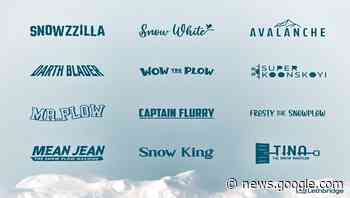 Winning names of Lethbridge snowplows announced | CTV News - CTV News Calgary