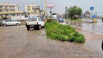Auto abbatte lampione in via Corsica, tra guasti e danni strada ... - Termoli Online