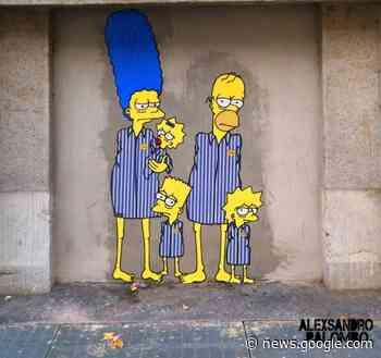 I Simpsons deportati ad Auschwitz: a Milano l'opera di aleXsandro ... - Il Gazzettino Metropolitano