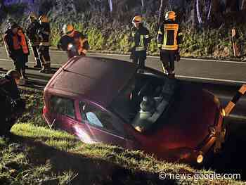 Neunkirchen-Seelscheid: Auto landet bei Glatteisunfall in Graben - Kölner Stadt-Anzeiger