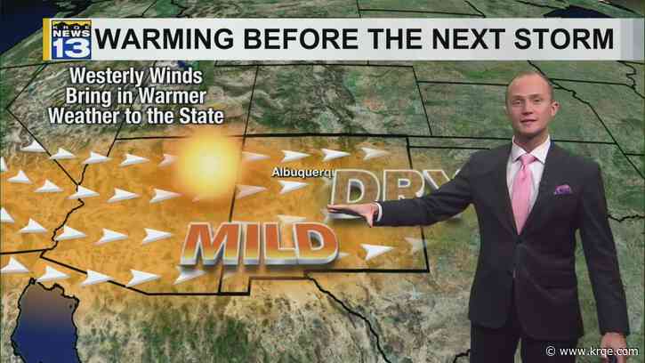 Warming trend begins before another storm