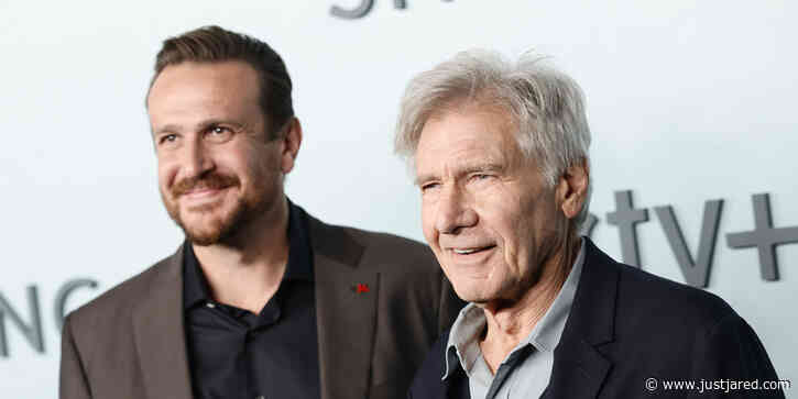 Jason Segel & Harrison Ford Celebrate Their New Apple TV+ Series 'Shrinking' in LA!
