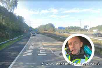 Woman thanks Brierfield Evri driver who helped her after M60 crash