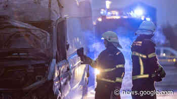 Lieferwagen in Maintal im Vollbrand - Kinzig.News
