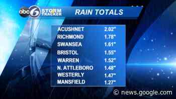 Flood warnings for area rivers - WLNE-TV (ABC6)