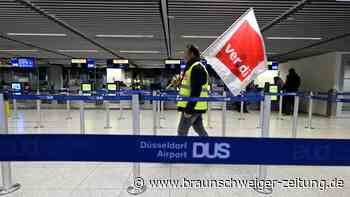 Warnstreik am Düsseldorfer Flughafen