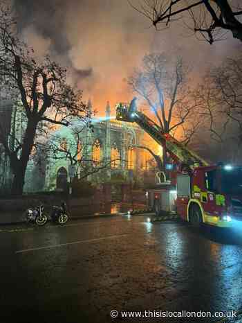 Parishes send prayers after St Mark's Church destroyed by fire